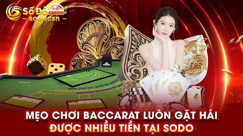 Mẹo chơi baccarat luôn gặt hái được nhiều tiền tại SODO